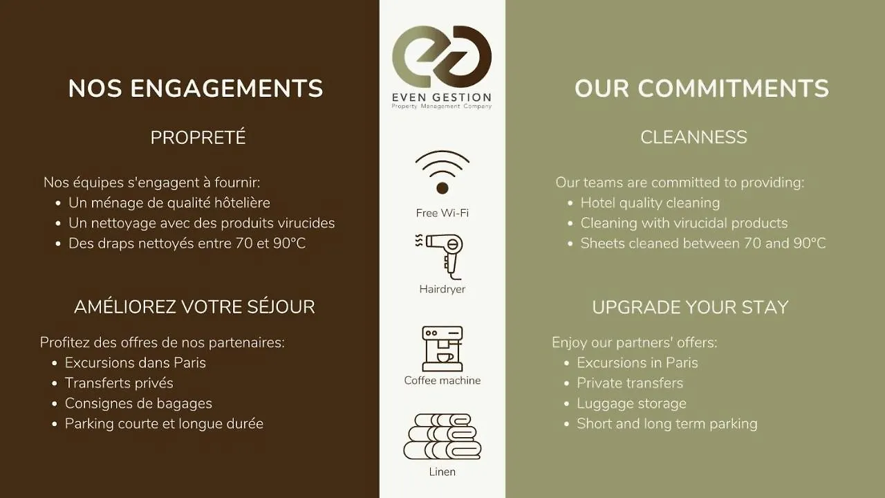 Διαμέρισμα Luxueux Duplex 6 - 8pers - Full Equipped - Republique *